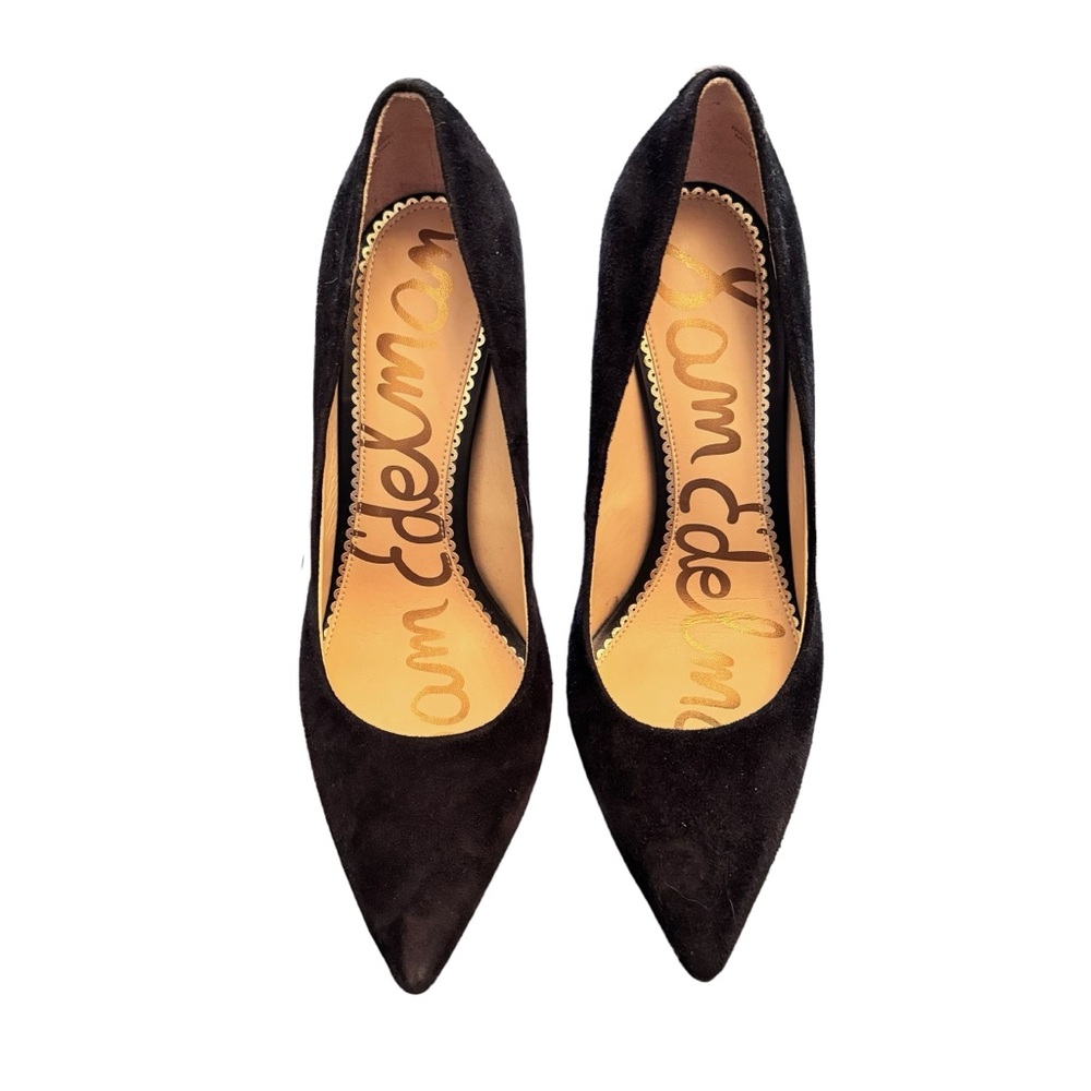 Sam Edelman Danna Black Suede Pointed Toe Pumps Size 9